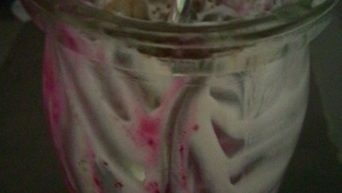 露西美食之蓝莓盆栽酸奶