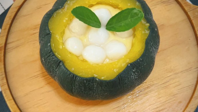 小圆子南瓜汁