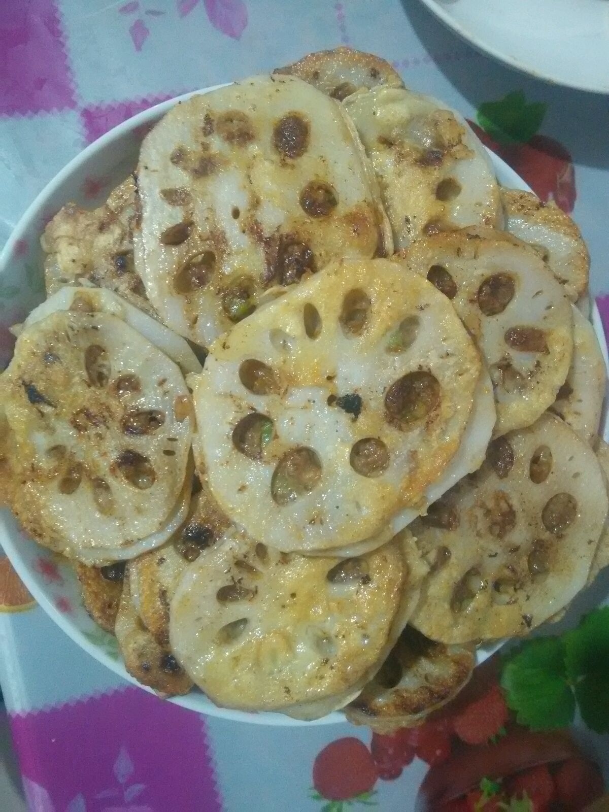 Fried lotus root box