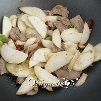 炒茭白#自己做更健康#的做法图解8