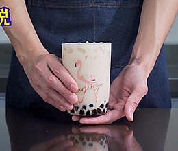 网红奶茶技术教程--桂花茉香奶绿的做法的做法