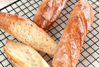 #法式面包#家庭版法棍—无油无糖又免揉的做法