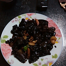 木耳炒肉丁