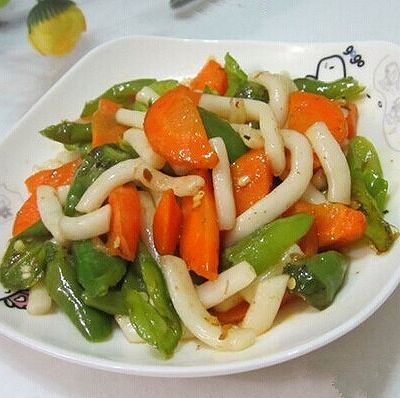 粉婆婆土豆粉——胡萝卜炒土豆粉