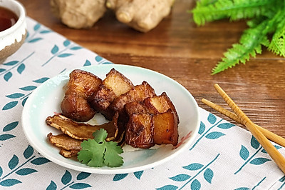 潮汕风味 家常菜 脆姜炒鱼露猪肉
