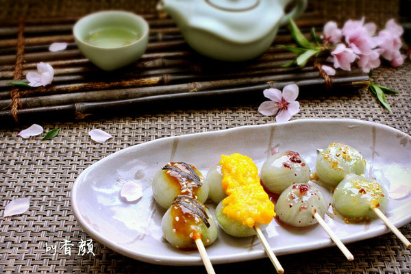 湾仔码头抹茶水晶汤圆之缤纷汤圆串