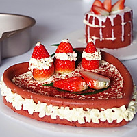 冬天快乐-心形红丝绒蛋糕#圣诞烘趴 为爱起烘#的做法图解14