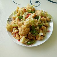 清澈见底――炒菜花的做法图解4