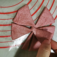 #爱好组-高筋粉无油红蝴蝶结面包的做法图解8