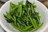 清炒茼蒿菜的做法