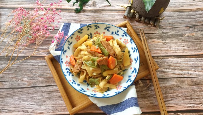 豆角焖面