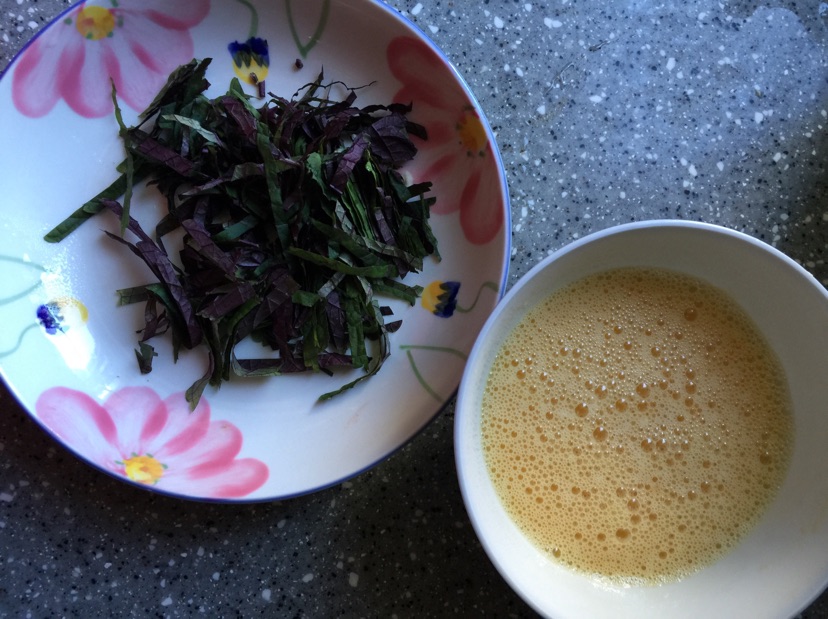 紫苏煎饼的做法图解3