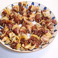 #带着美食出去浪#空气炸锅牙签羊肉的做法图解8