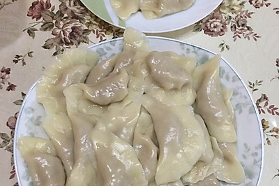 酸菜素鸡饺子