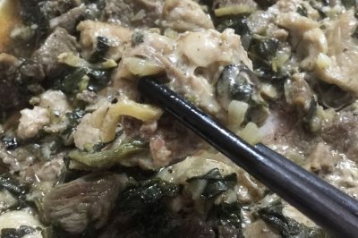 紫苏蒸瘦肉