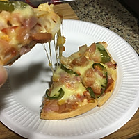 蔬菜培根香脆薄披萨的做法图解10