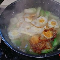#太太乐鲜鸡汁玩转健康快手菜#超下饭的鹌鹑蛋炒丝瓜的做法图解11