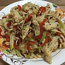 双笋炒鸡丝
