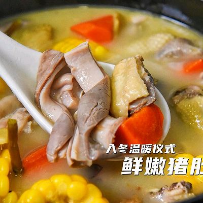 入冬的温暖仪式，从这口鲜嫩猪肚鸡开始