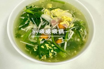 菠菜火腿汤