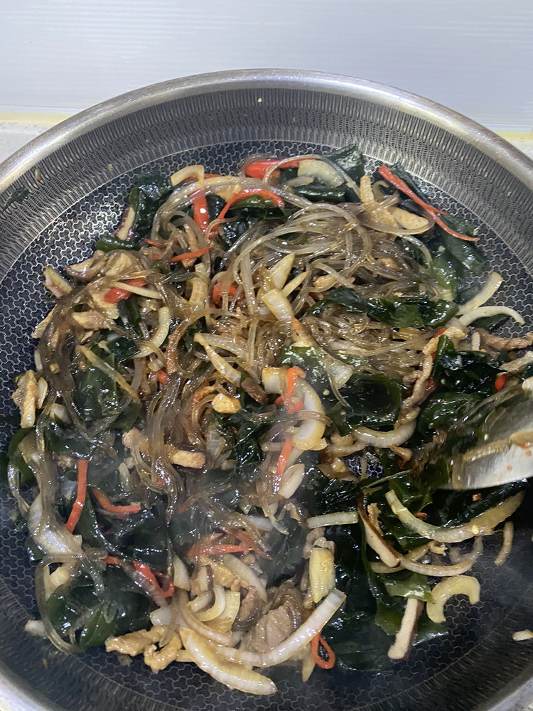 炒粉丝的做法