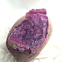 紫薯爆浆小圆饼的做法图解1