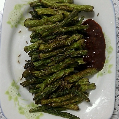 孜然四季豆