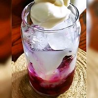 #在夏日饮饮作乐#蝶豆花火龙果酸奶的做法图解9
