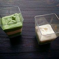 双色冰淇淋~抹茶味&牛奶味（无蛋版）的做法图解4