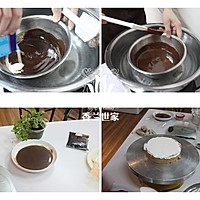 [香兰世家]由内而外的精致---巧克力淋面蛋糕 详细装饰过程的做法图解1
