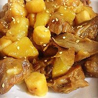 土豆山药烧肉鸭——少油，健康。的做法图解15