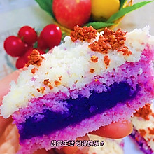 香甜软糯的紫薯松糕