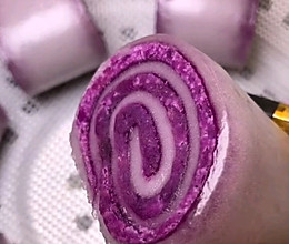 水晶紫薯卷的做法