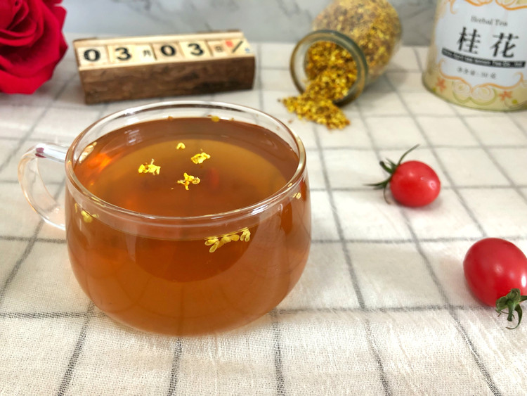雪梨桂花黑糖水的做法