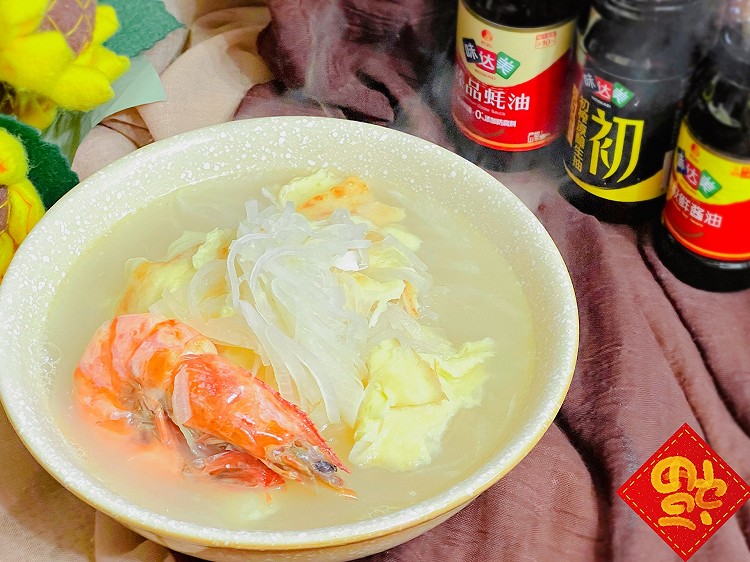 萝卜鲜虾汤的做法