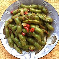 辣炒毛豆的做法图解6