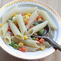 宝宝食谱之牛扒杂粮高汤通心粉的做法图解7
