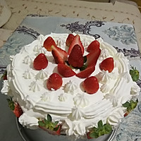 奶油蛋糕（草莓 OR 芒果 ）（8寸）-新手版的做法图解4