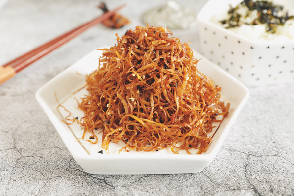 少油健康的干煸手撕杏鲍菇