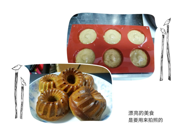 香蕉muffin(无糖无奶制品 适合小宝宝)的做法