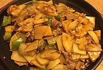 铁板土豆牛肉片的做法