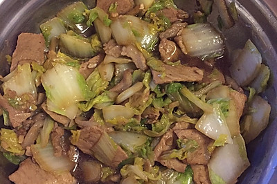 娃娃菜炒肉