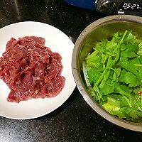 超简单的家常菜|芹菜炒牛肉的做法图解1