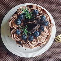 森系巧克力裸蛋糕的做法图解16