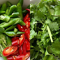 香菜牛肉的做法图解1