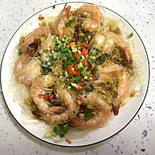 ‼️一种调料即可做超下饭的㊙️蒜蓉粉丝虾