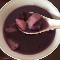 红薯紫薯糖水的做法图解1