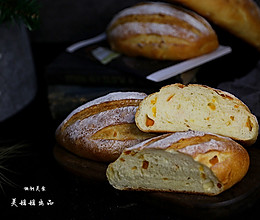 芒果面包-----天然酵种版的做法
