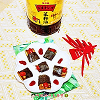#寻味外婆乡，香聚中国年# 【金龙鱼】海苔香肠脆豆腐卷家的味的做法图解2