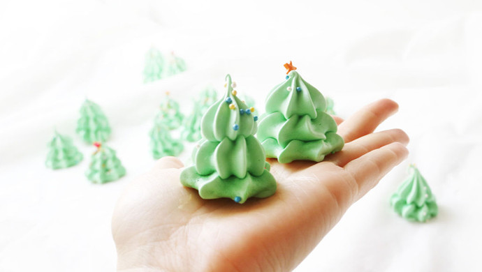 3D立体圣诞树蛋白糖